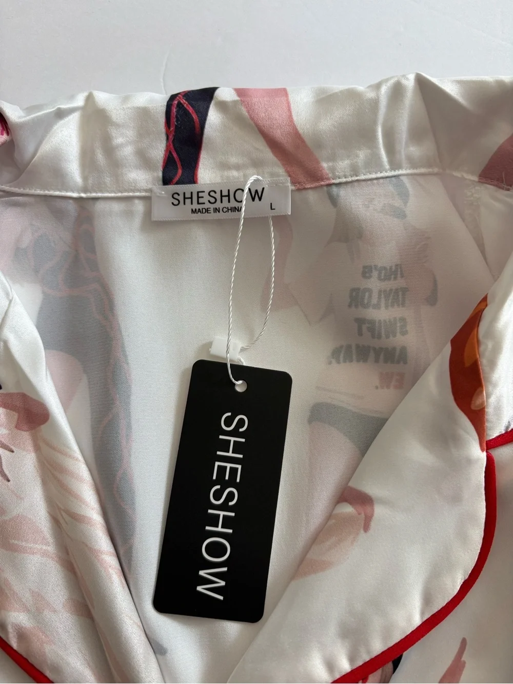 Sheshow Taylor Swift Print Pajama Set